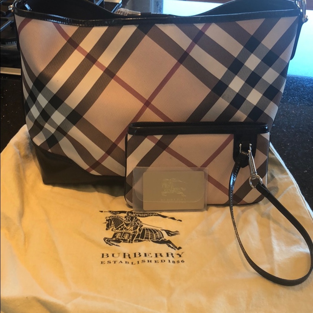 Authentic Burberry tote